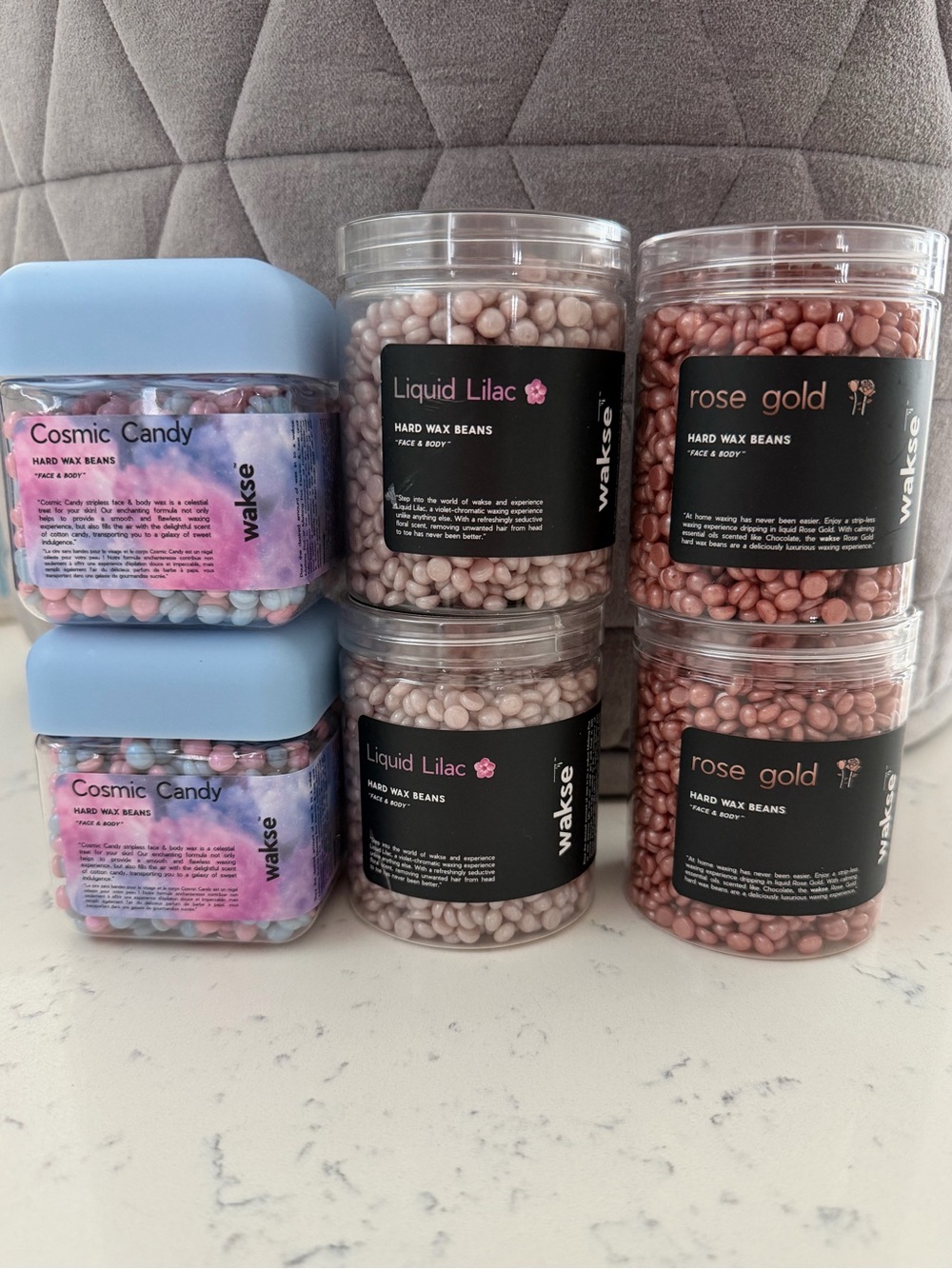 Wakse Hard Wax Beans Travel x 6
